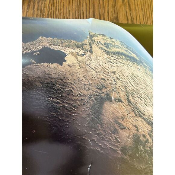 1997 Nightfall Sunset in the Rockies Poster - Simulated Science Astronomy - Picture 11 of 14